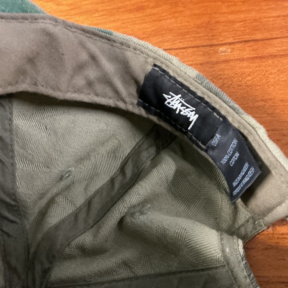 Stussy Camo Cotton Dad Strap Back Cap One Size - Picture 8 of 8